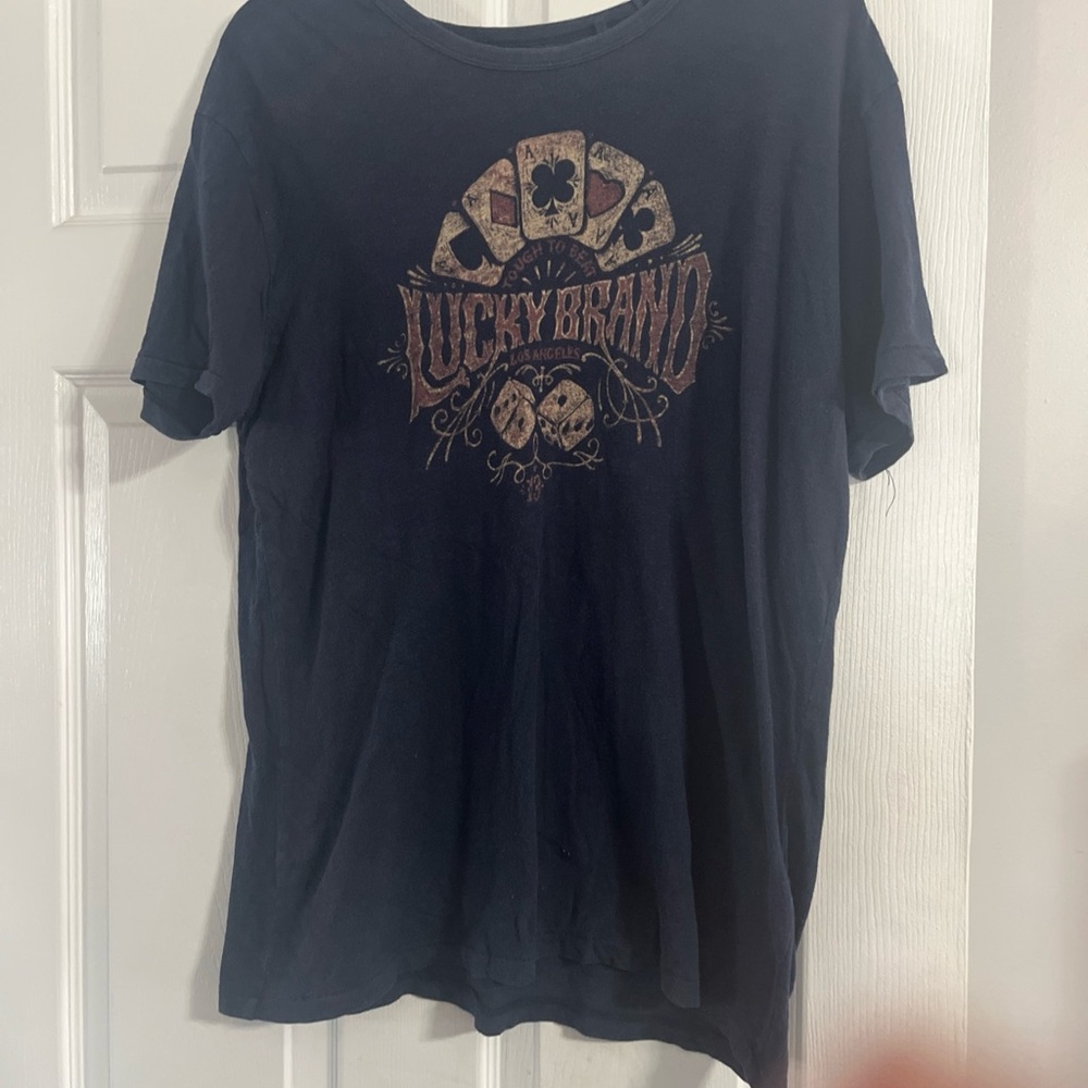 Lucky Brand Men's Navy T-Shirt M